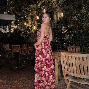 CAMY NYC AGUSTINA PARADISE DRESS - 100% Silk